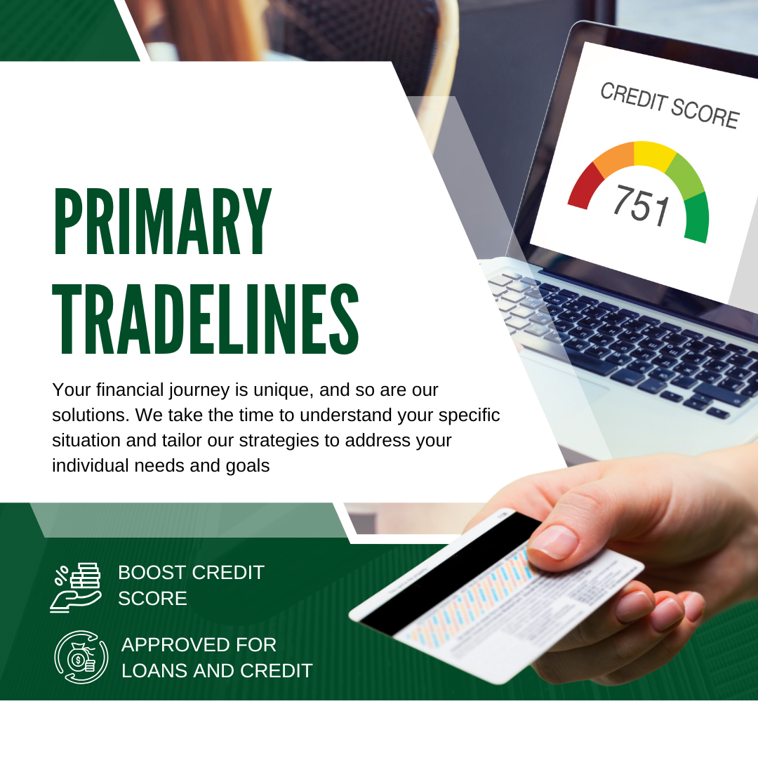 Bulk Primary Tradeline Package – Premium Tradelines